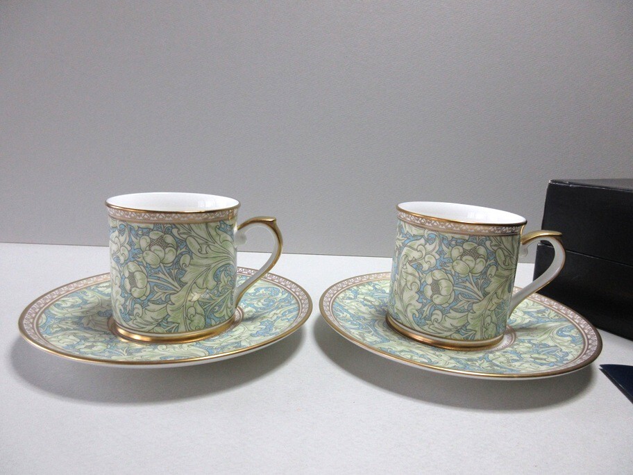 ★★NIKKO/ニッコー ウィリアムモリス バチェラーズボタン ペア・コーヒー碗皿 廃盤~★★拍卖