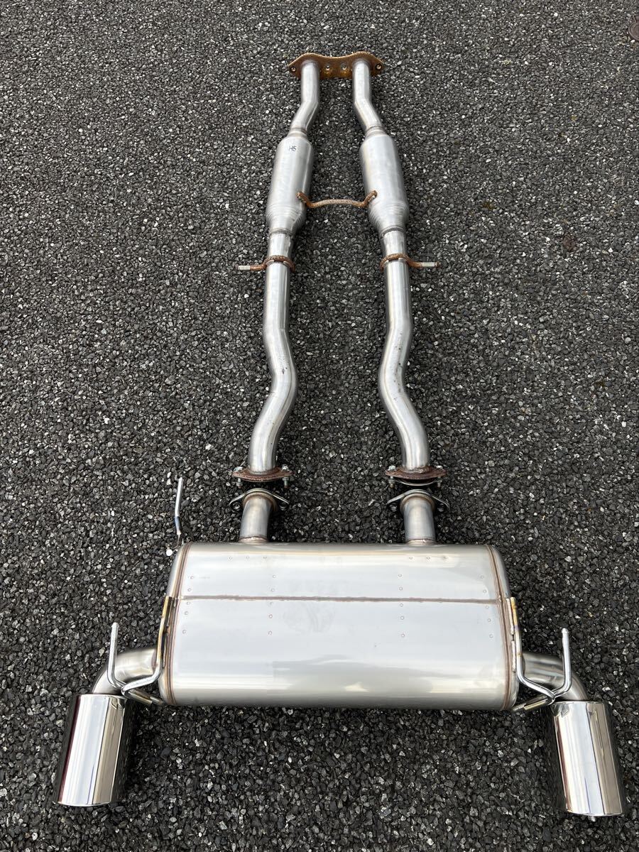 NISSAN フェアレディZ Z34 Ver.NISMO 純正マフラー HKS製中間パイプ+リアピース 2分割 拍卖