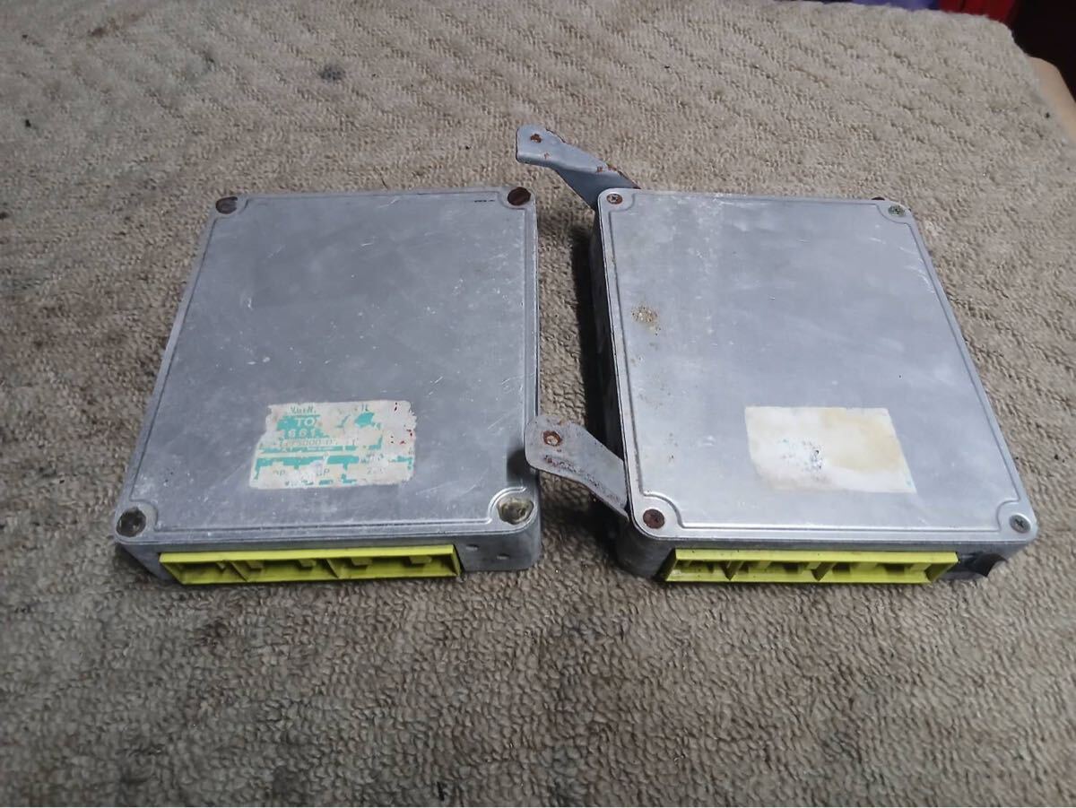 希少!GX71 1G-GTE 純正 エンジンコンピューター ECU 2個セット 中古品 ジャンク マークII チェイサー クレスタ GTツインターボ 当時物☆拍卖