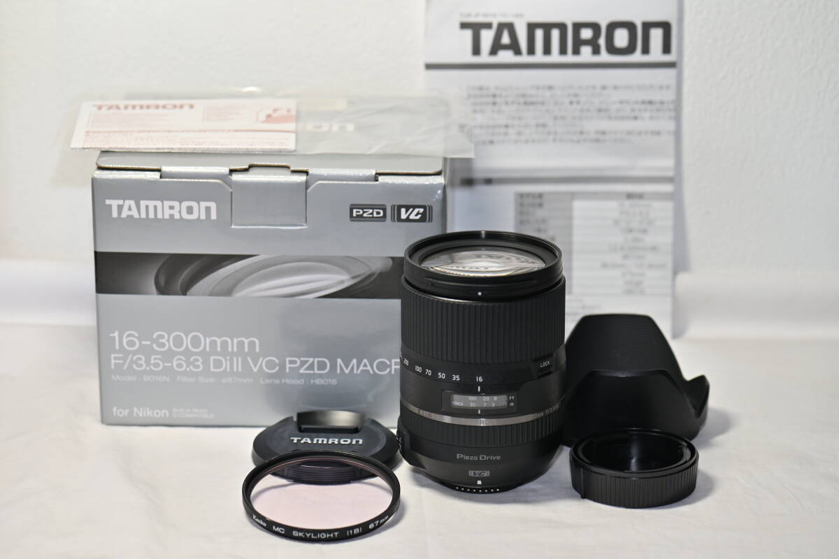 タムロン ニコンFマウントDXフォーマット(APS-C)用 TAMRON 16-300mm F/3.5-6.3 Di II VC PZD MACRO (B016) 拍卖