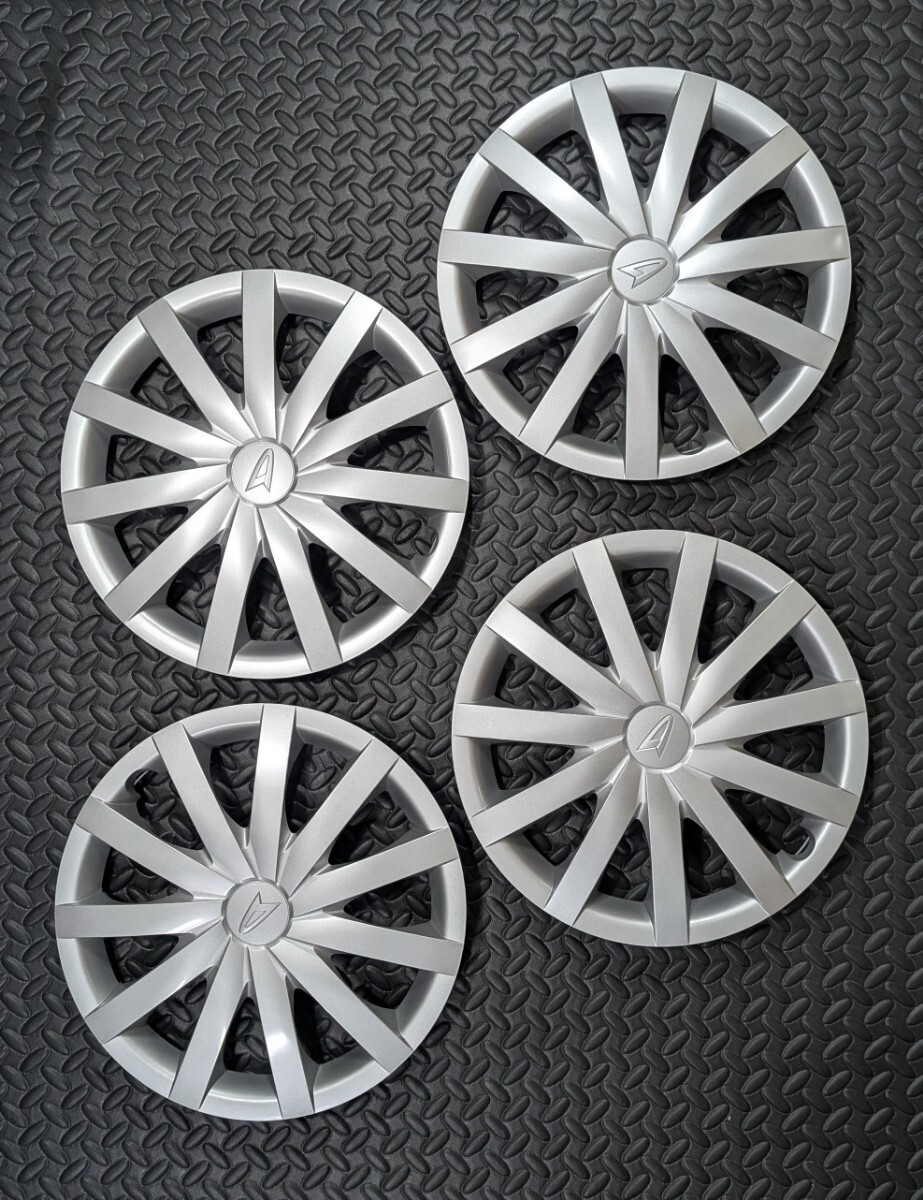 ダイハツ 純正13インチ ホィールキャップ ミライース純正 ホイールカバー 4枚組 LA350S LA360S等 ムーブ タント等 美品 拍卖