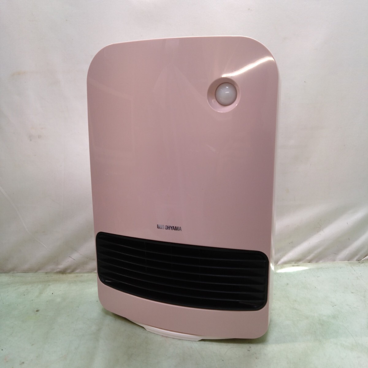 IRIS OHYAMA/アイリスオーヤマ 人感センサー付 大風量 セラミック ファンヒーター KJCH-12TD5-P 洗面所 トイレ ミニヒーター拍卖