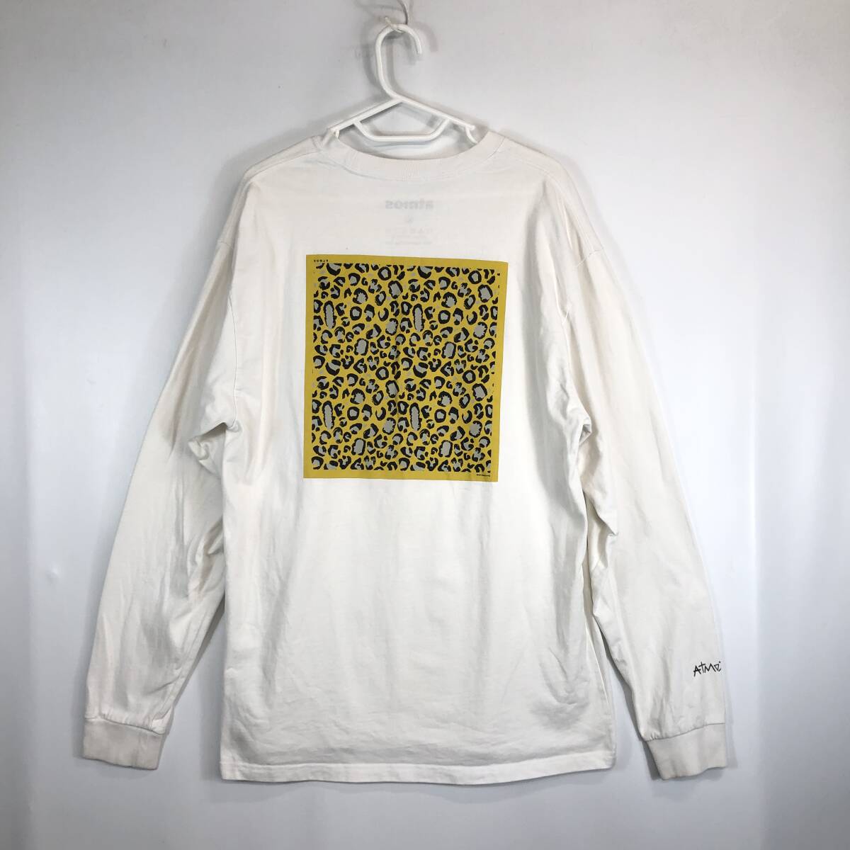 ATMOS×THE SIMPSONS 長袖Tシャツ コットン ホワイト XLサイズ アトモス拍卖