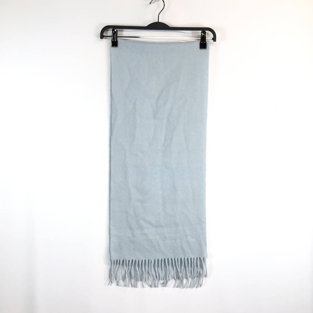 Christian Dior クリスチャンディオール スコットランド製 ラムウールマフラー 拍卖
