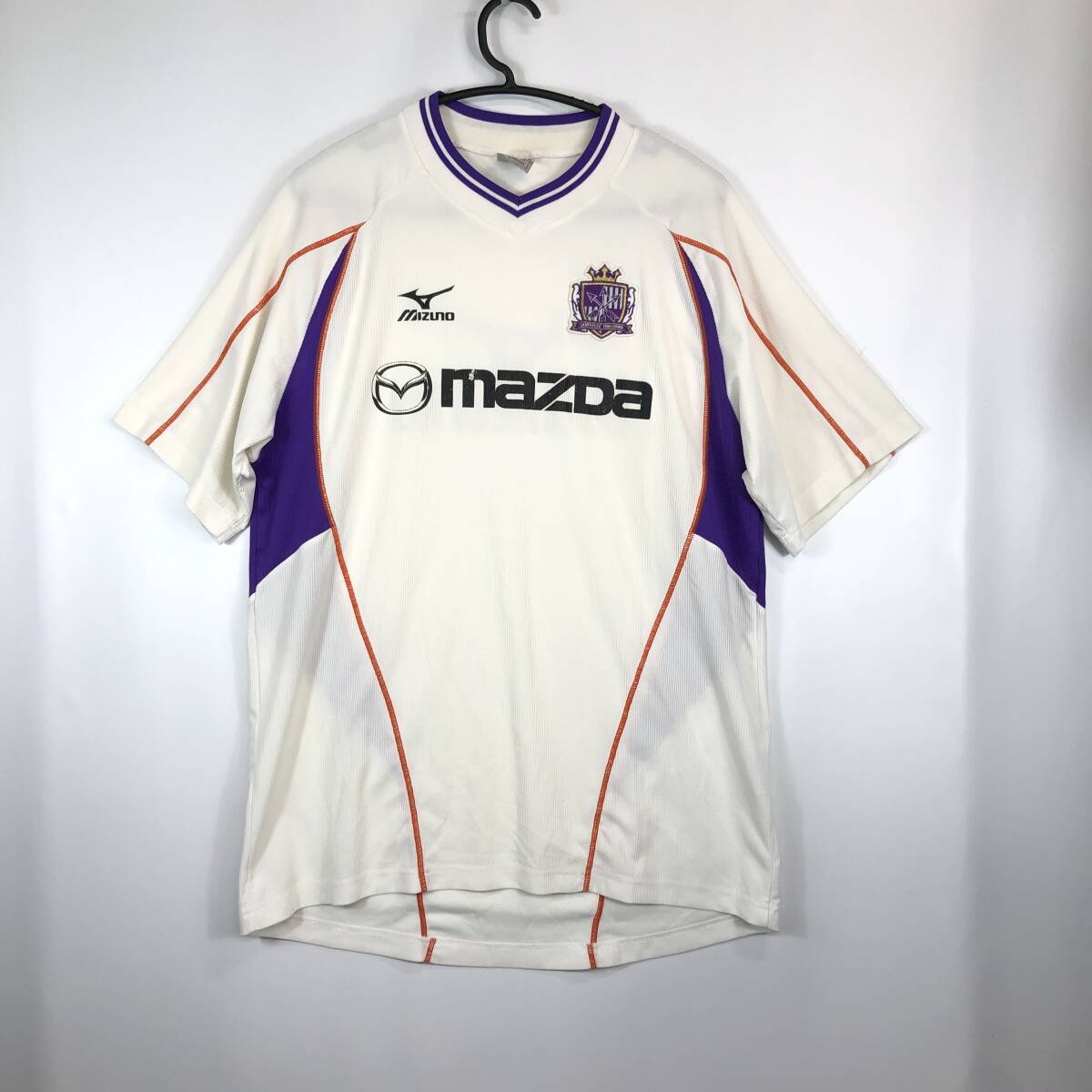 ミズノ MIZUNO サンフレッチェ広島 プラクティスシャツ 半袖 速乾 Oサイズ 3239S5Q6-27拍卖