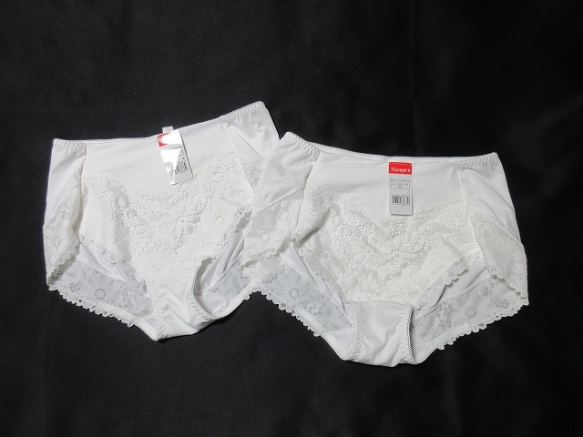 S-947★トリンプ KRYDD ERI♪未使用タグ付/レース刺繍/ショーツ2枚セット(3L)大きいサイズ★拍卖