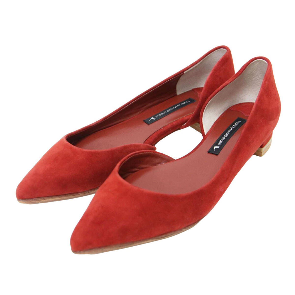 【新品同様】TSURU by Mariko Oikawa ツルバイマリコオイカワ サイズ:37(24.0cm) | フラットパンプス | ポインテッドトゥ 内側セパレート拍卖