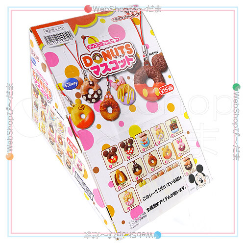 リーメント ディズニーキャラクター ドーナツマスコット 全15種+サンプル1個付き/BOX◆新品Ss拍卖