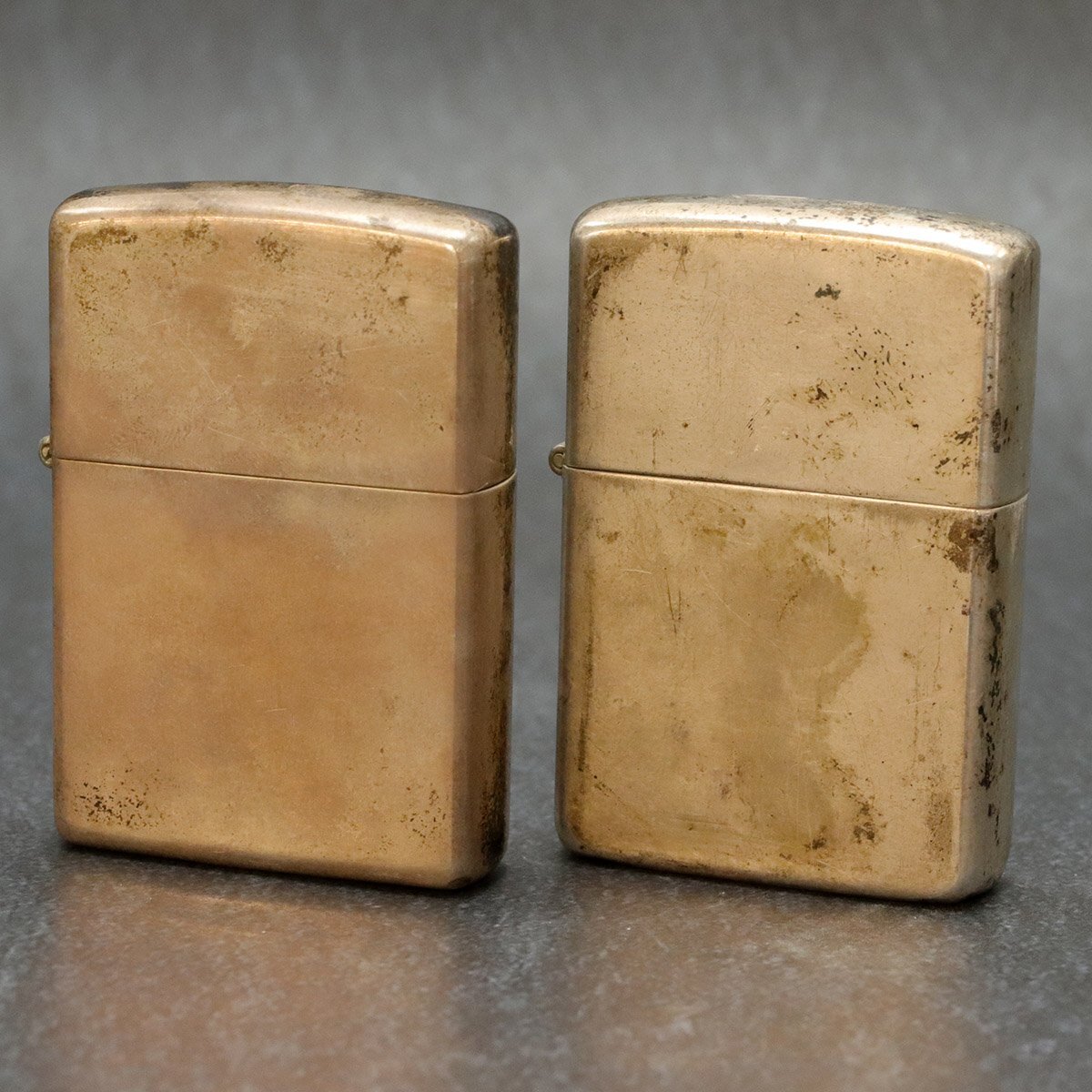 ジッポ(Zippo)ライター2点 スターリングシルバー ※火花未確認◆おたからや【M-LI00720】拍卖