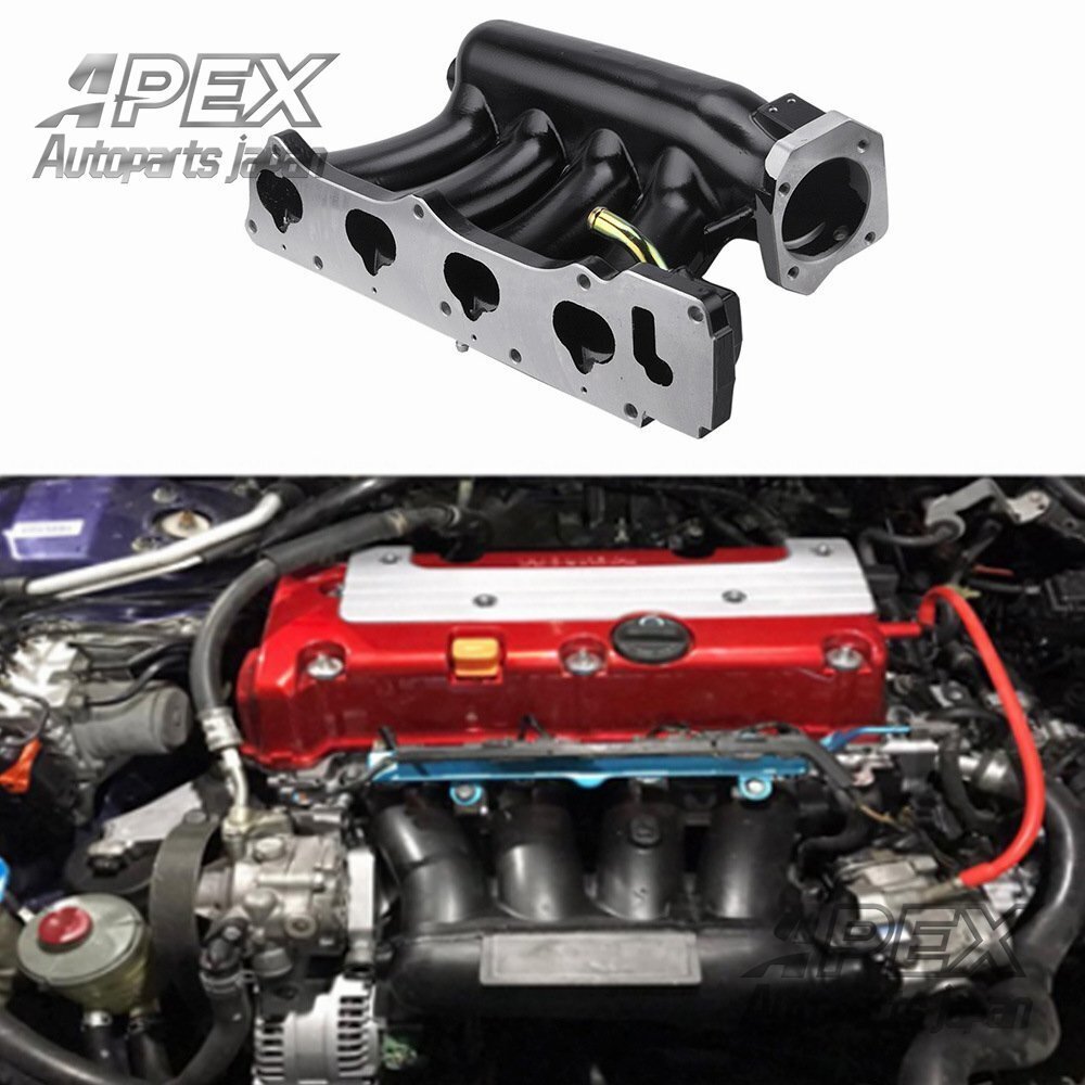 センサーなし 車両用インテークマニホールド スロットルボディ付き 06-11年式 ホンダ シビック si K20Z 対応拍卖