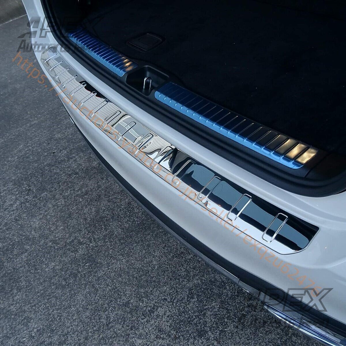 ベンツ X167 GLS400d GLS580 GLS63 GLSクラス メッキ リアステップボード リアバンパー リア ステップ カバー ガード拍卖