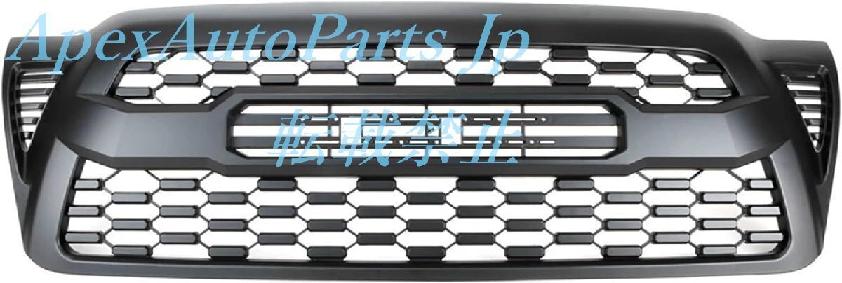 2005-2011 トヨタ タコマ PT0317-9842 フロントバンパー フードグリル ブラックグリル カーアクセサリー拍卖