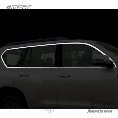 トヨタ ランドクルーザープラド150系 ドアウィンドウ 下 モール ガーニッシュ 2色可選 14P拍卖