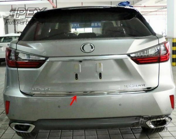 レクサスRX RX200t RX450h 2015 - 2020年 リアトランクストリーマバックドアテールゲートトリムカバーストリップ キズ防止拍卖