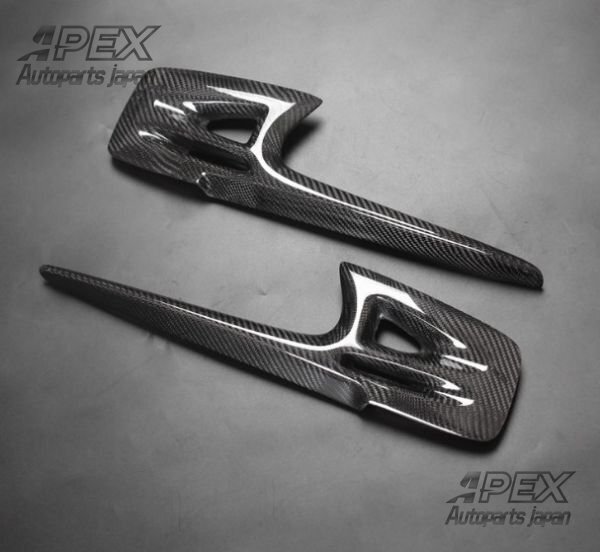 三菱 EVO10 ヘッドランプガーニッシュ カーボン 2p拍卖