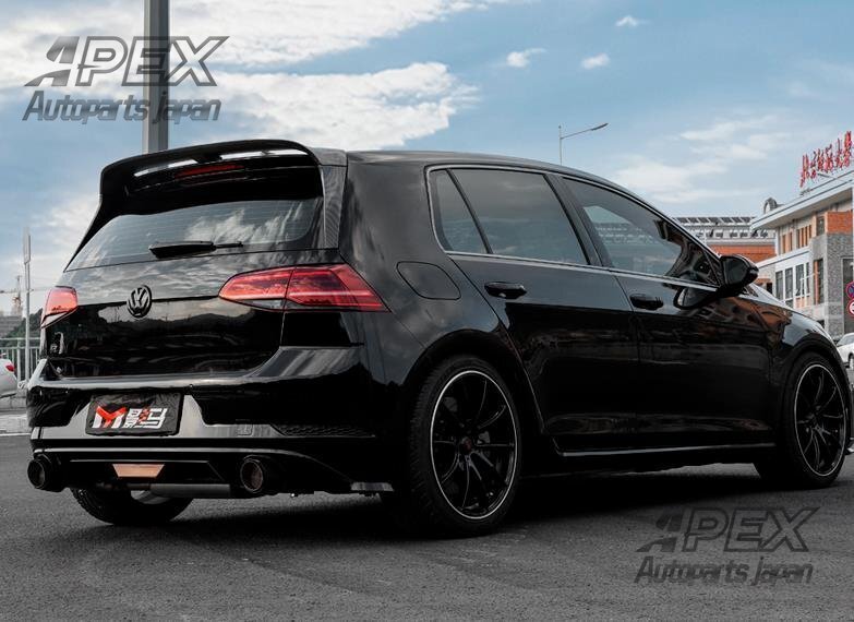 VW フォルクスワーゲン ゴルフ7/7.5 カーボン リアスポイラートランクスポイラー拍卖