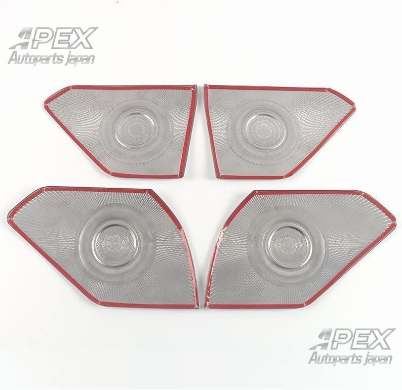 ハリアー スピーカーカバー ドアスピーカーリング インテリアパネル 内装パーツ Harrier 80系 ステンレス 4P拍卖