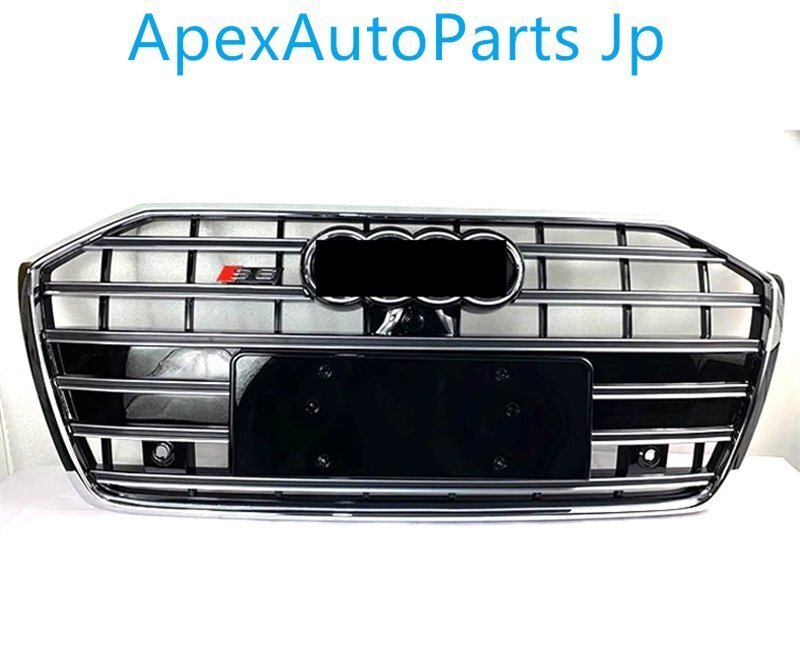 2019 2020 2021 2022 2023 アウディA6 C8用 S6スタイルフロントグリル S6デザインバンパー拍卖