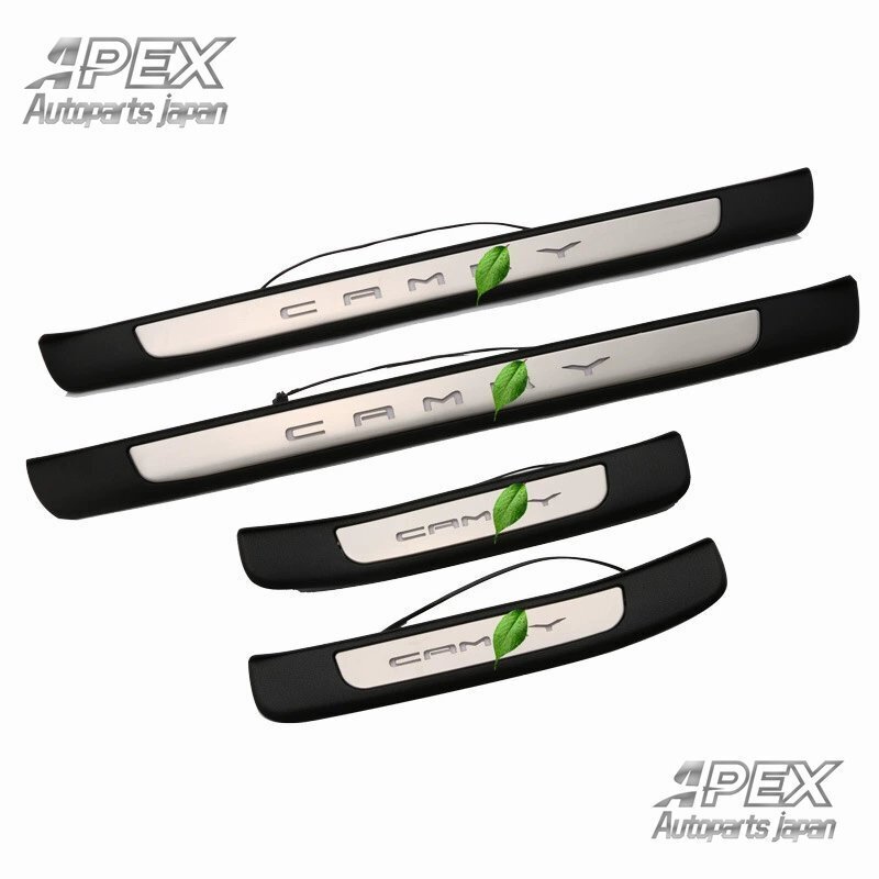 18モデル カムリ カスタム専用ウェルカムステップ 8代目カムリ 純正スタイル LED付きシルガードステップ拍卖