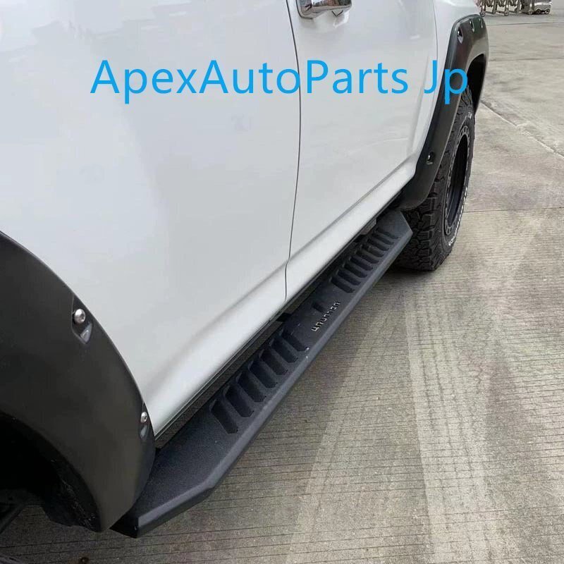 16-22年式 トヨタ 4RUNNER用 マンガン鋼製サイドステップ 昇降アシストサイドバー 4RUNNER専用サイドプロテクションガード拍卖