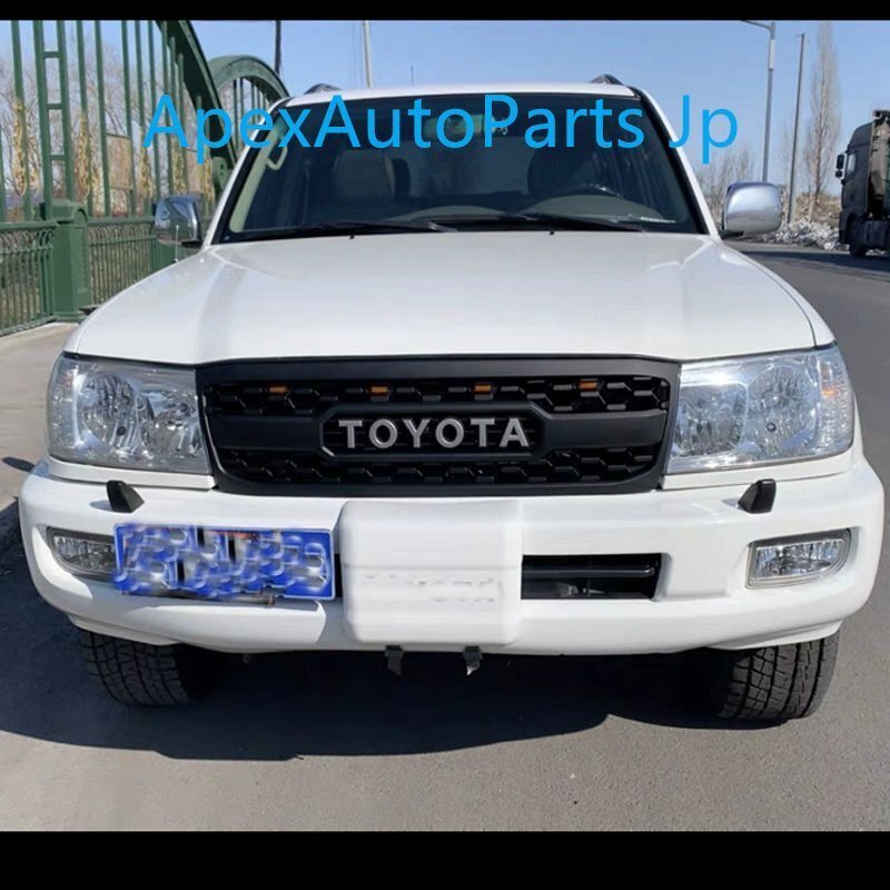 98-07年式 トヨタ ランドクルーザー LC100用 メッシュグリル 内蔵ライト付き 4700ccモデル対応拍卖