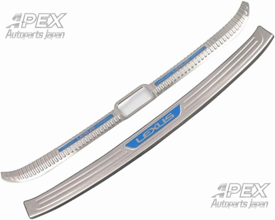 レクサス ラゲッジステップカバー アウトサイド トランクガードプロテクター 内側 新型 LEXUS 10系 ES300h ステンレス 2P拍卖