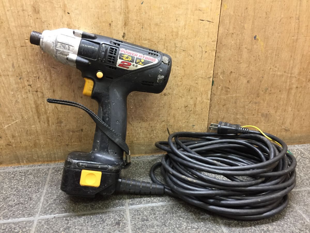 JJ2187 National/ナショナル 2電源インパクトドライバー EZ7301 DC12V 消費電力160W 50-60Hz 2.0A 電動工具 動作OK/100拍卖