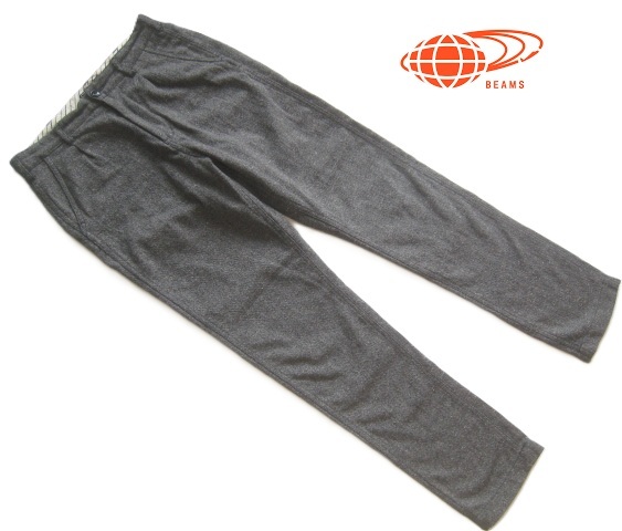 美品!!ビームス BEAMS*秋冬モデル 1プリーツ ウールツイードパンツ・スラックス S ブラウン 茶拍卖