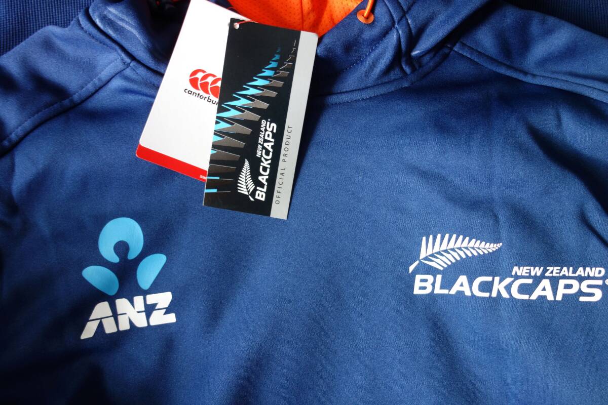 クリケット ニュージーランド代表 ブラックキャップス BLACK CAPS フーディー パーカー カンタベリー 新品未使用 タグ付き 拍卖
