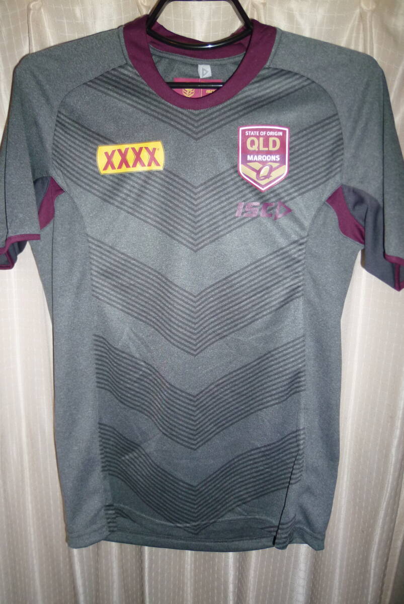 ラグビー STATE OF ORIGIN クイーンズランド・マルーンズ オーセンティックウェア ISCD 新品未使用 タグ付き拍卖