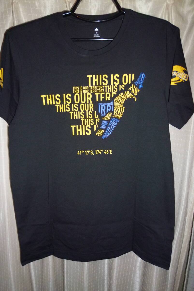 スーパーラグビー NZ ウェリントン・ハリケーンズ Tシャツ アディダス 新品未使用 タグ付き拍卖