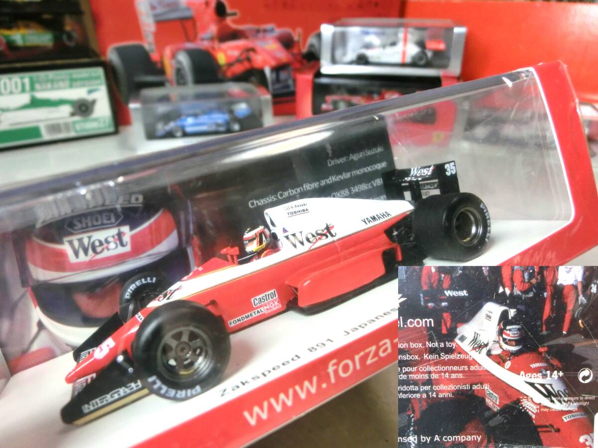 ★★ 完全未開封・絶版!! Forza特注 日本GP ザックスピード891 #35 鈴木亜久里・West Zakspeed ★★拍卖