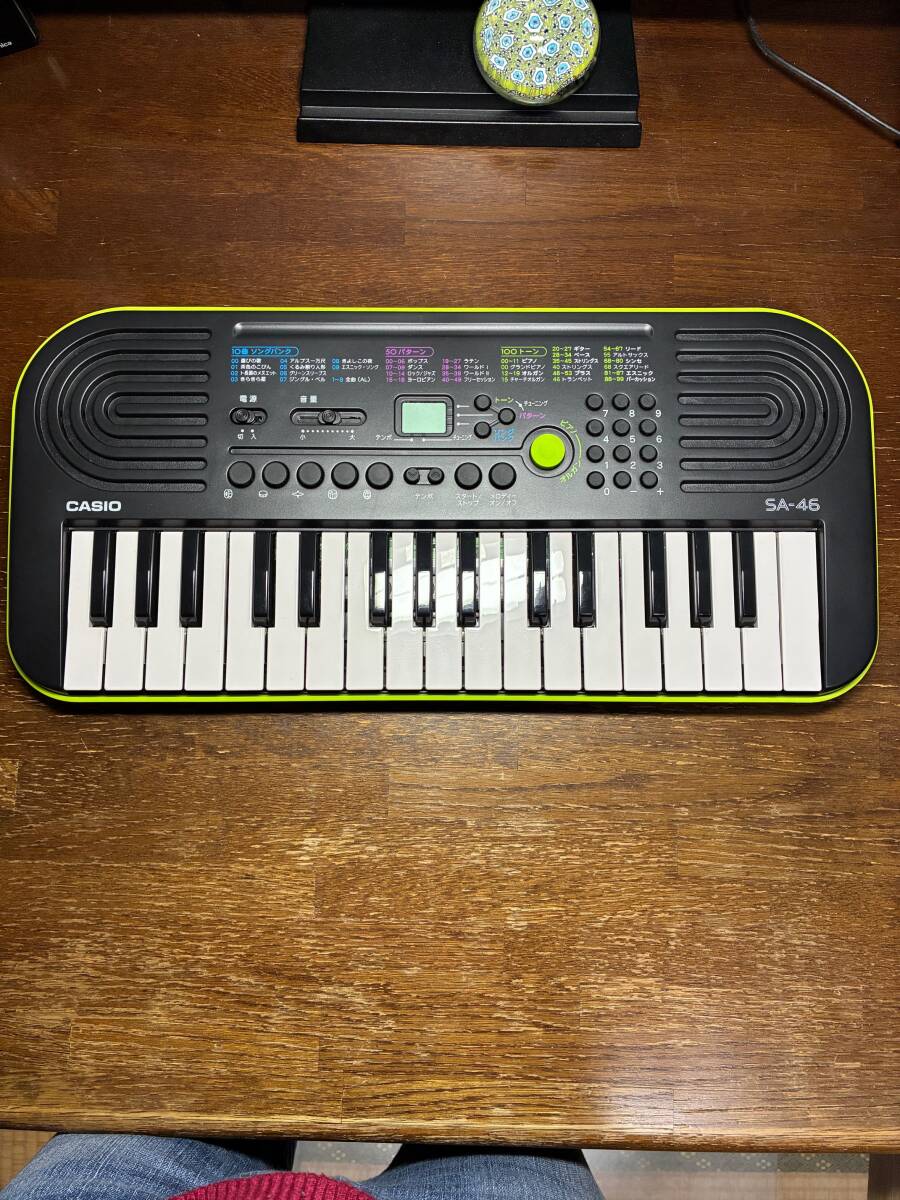 カシオ電子キーボード ★ SA46 ★ ミニキーボード拍卖