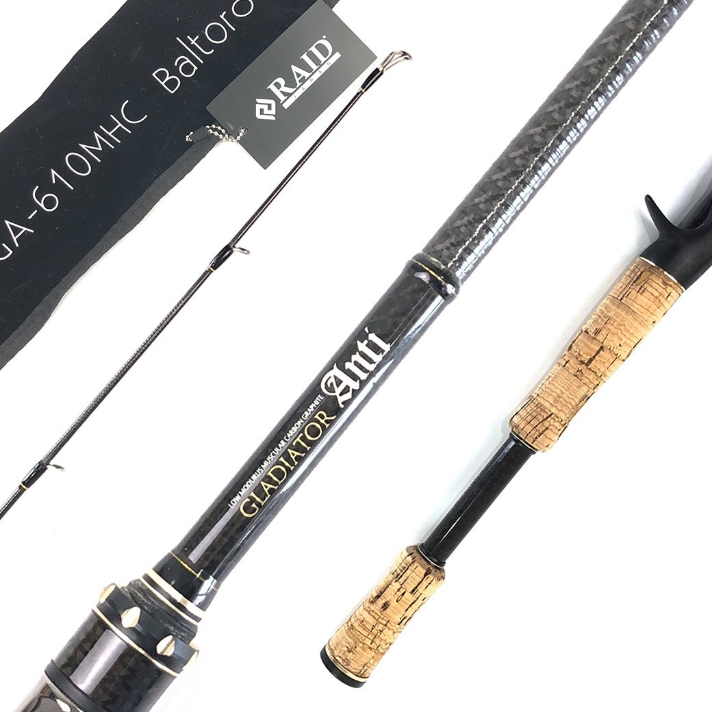 レイド グラディエーター アンチ GA-610MHC バルトロ 1ピース ベイトロッド ※コルクグリップ張り替え | RAID JAPAN GLADIATOR Anti ロッド拍卖