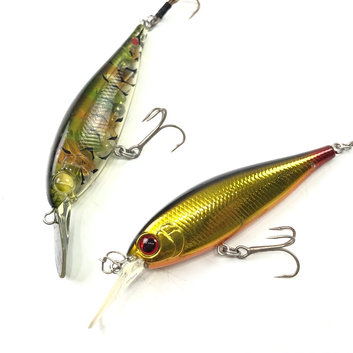 ルアー2個セット エバーグリーン バンクシャッド | EVERGREEN BANK SHAD シャッド ミノー バス釣り ルア 【Y948】拍卖