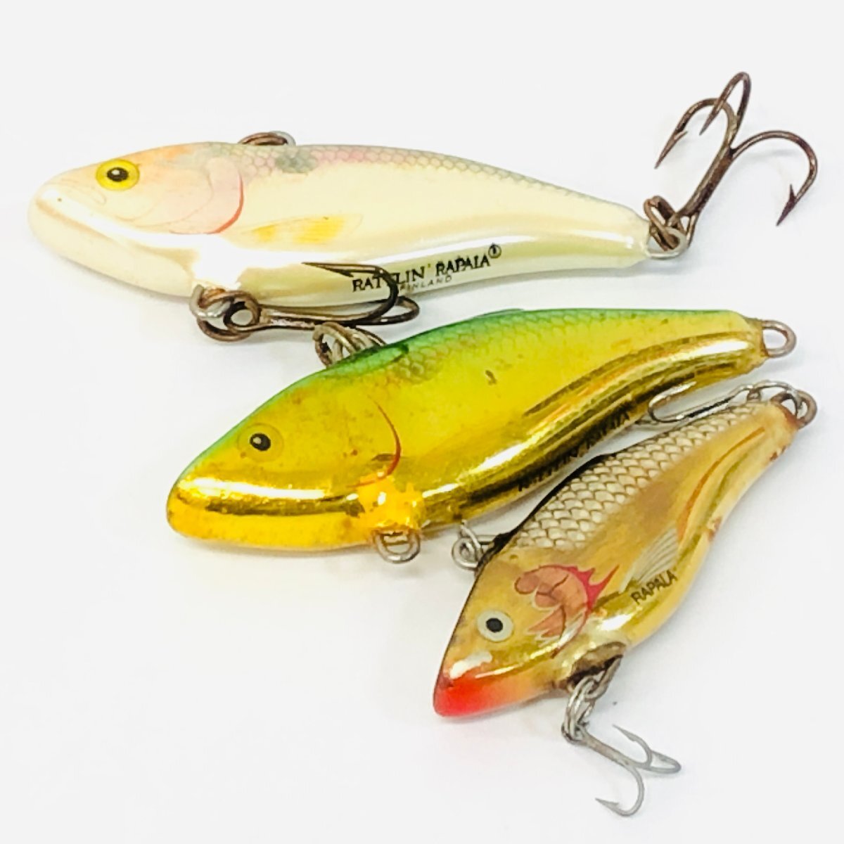 K ラパラ ラトリンラパラ 3個セット | Rpala RATLIN’RAPALA バス釣り バイブレーション ルアー Lure オールド アメルア F13拍卖