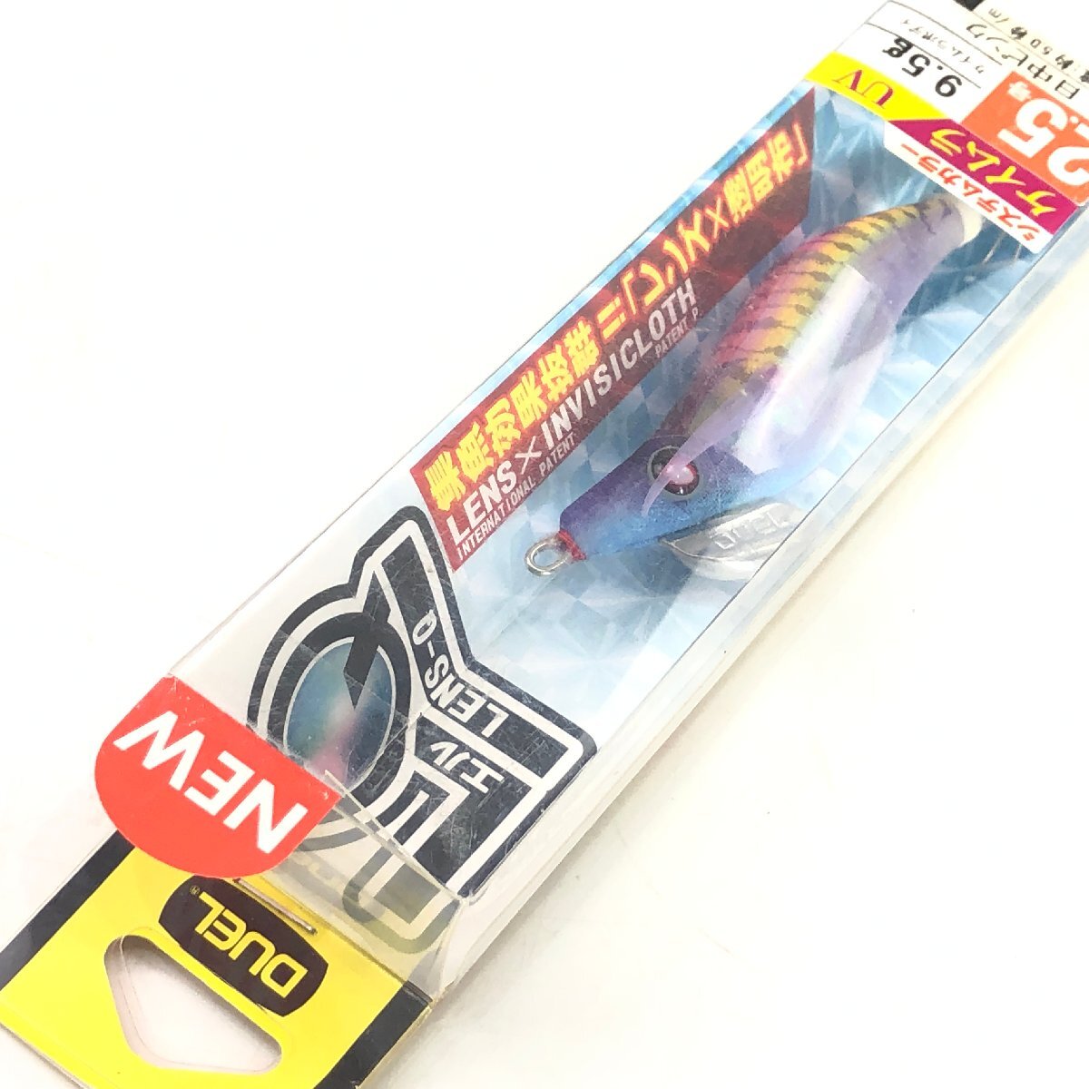 未使用 デュエル LQ レンズ-Q 2.5号 #日中ピンク | DUEL LENS-Q エギング 餌木 エギ アオリイカ イカ釣り レンズエギ 透明布巻き F690拍卖