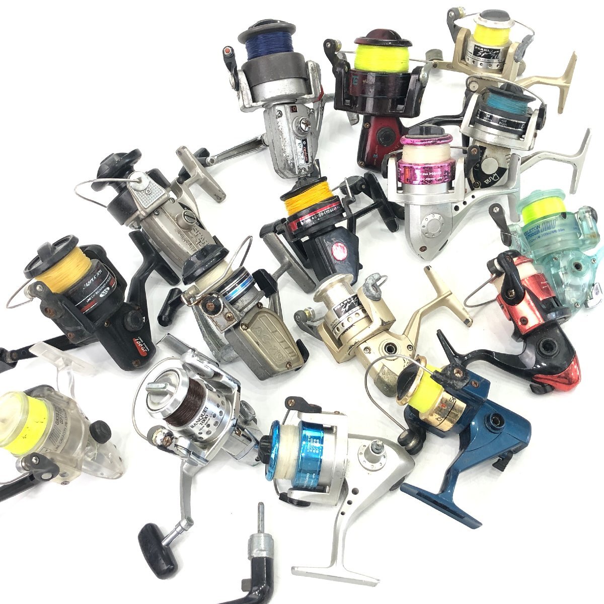 1円~ リール大量セット オリムピック ルナヒサノ スピニングリール ベイトリール ※ジャンク含む | OLIPIC Fishing Reel 【H428】拍卖