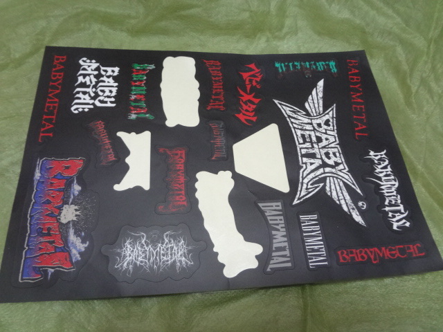 BABYMETAL ステッカー ロゴ 初期拍卖