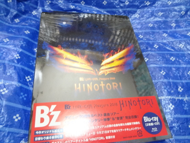 送料無料 即決 B'z/B'z LIVE-GYM Pleasure 2018 HINOTORI〈Blu-ray2枚組+ CD〉拍卖