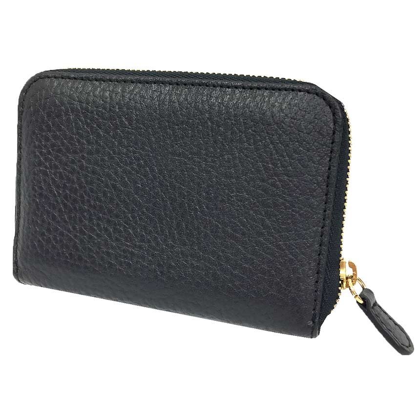 送料無料 J&M Davidson ジェイアンドエムデヴィッドソン レザー コインケース 小銭入れ カードケース ブラック 黒 新古品 未使用品 aq11813拍卖