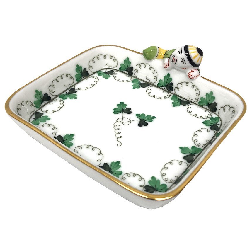 HEREND ヘレンド マンダリン トレー ヨジノボリ パセリ 小物入れ 置物 オブジェ おじ 手書き 未使用 新古品 aq12211拍卖