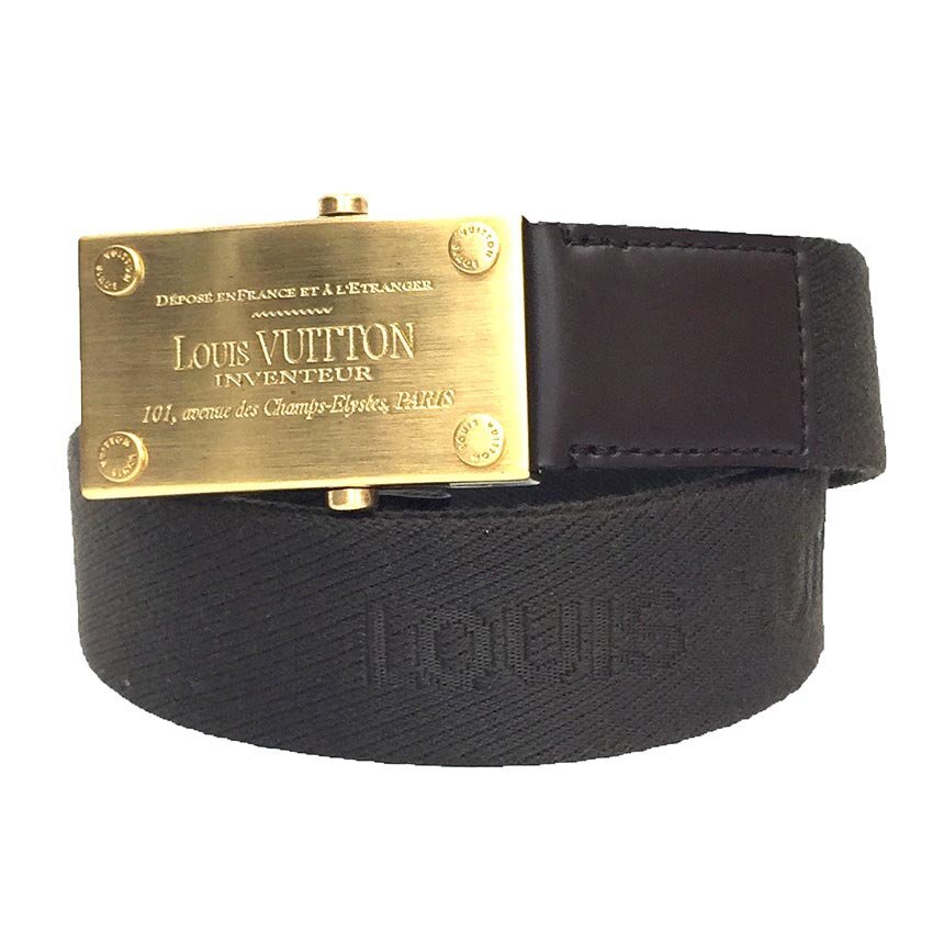 セール LOUIS VUITTON ルイヴィトン サンチュール・ベンガル ベルト M9800 85/34サイズ ブラウン 新古品 美品 aq9813拍卖
