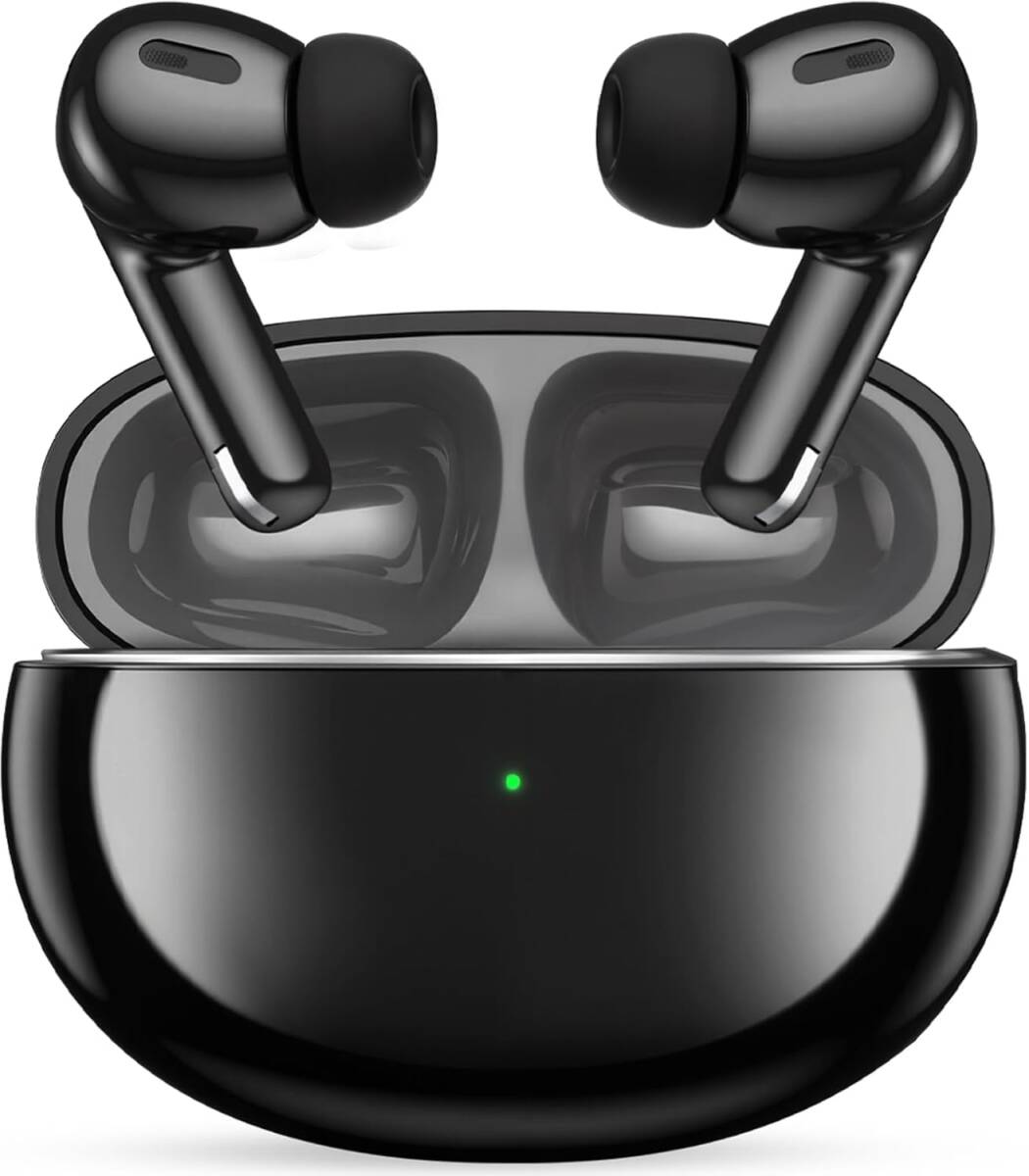 イヤホン bluetooth ワイヤレスイヤホン Hi-Fi Bluetooth5.4 自動ペアリング Type-C充電 マイク付き(ブラック)拍卖