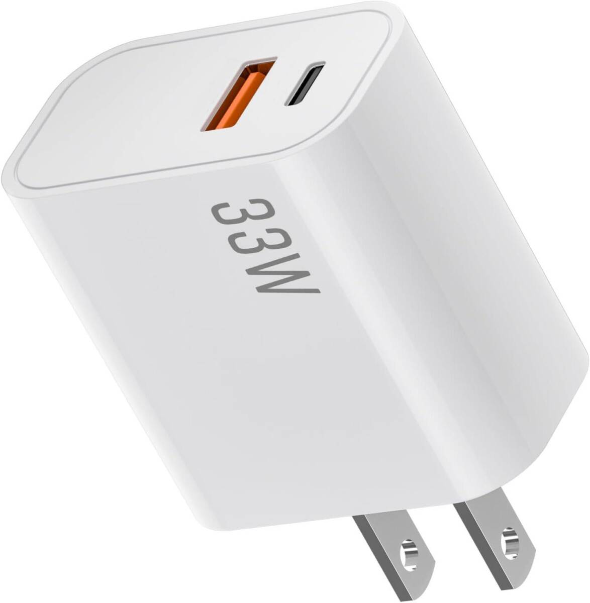 【33W急速充電】USB 充電器 ACアダプタUSB-A TYPE-C ACコンセント 急速チャージャー PD 同時充電 充電ケーブル付き拍卖