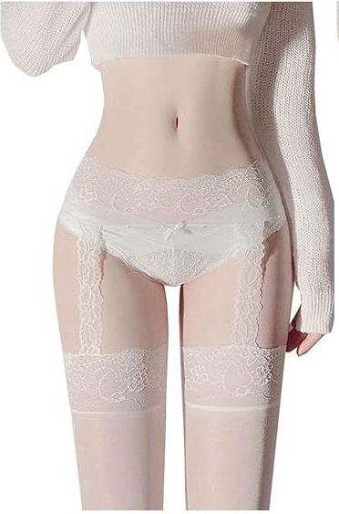 【1足組】ストッキング タイツ セクシー ランジェリー ガーターストッキング ガーターストッキング(ホワイト色)拍卖