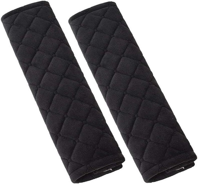 【2本セット】シートベルトカバー シートベルトパッド 車用品 肩当てパッド(色:ブラック)拍卖