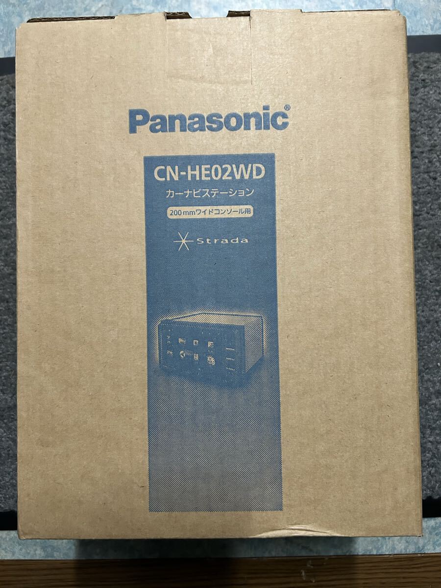 ☆1円スタート☆新品未使用・未開封☆パナソニック ストラーダ CN-HE02WD 200mmワイド☆即決特典あり!拍卖