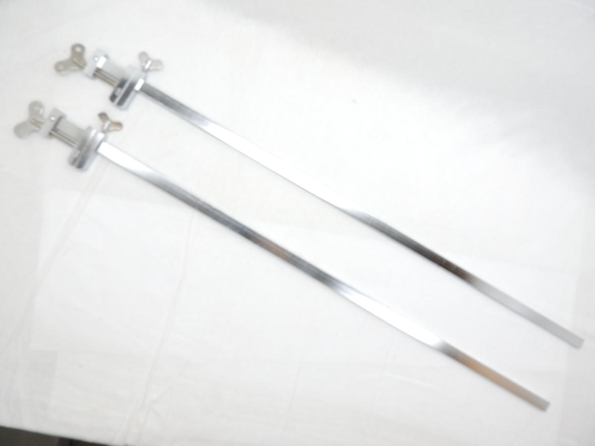 日本製 締ハタ クロームメッキ750ミリ 2本1組 シメハタ ハタガネ 〆ハタ 仮止め 山崎製作所拍卖