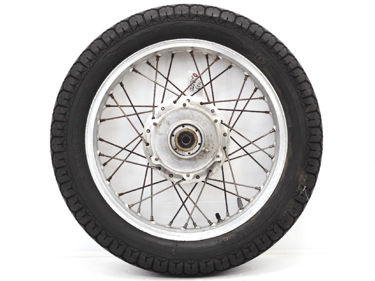 160@1027【評価A】 YAMAHA ヤマハ SR500 2J2 純正 TAKASAGO スポーク リア ホイール 2.15×18 タイヤ 4.00 H18 SR400 走行距離表示7,409km拍卖